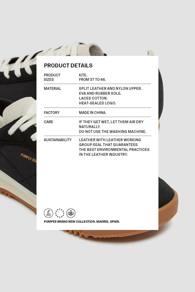 KITE SUEDE RETRO BLACK