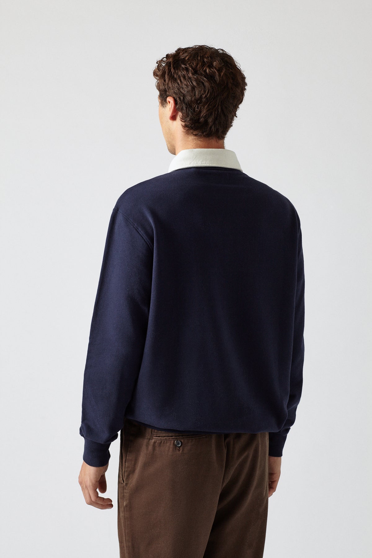 DAS NAVY POLO SWEAT