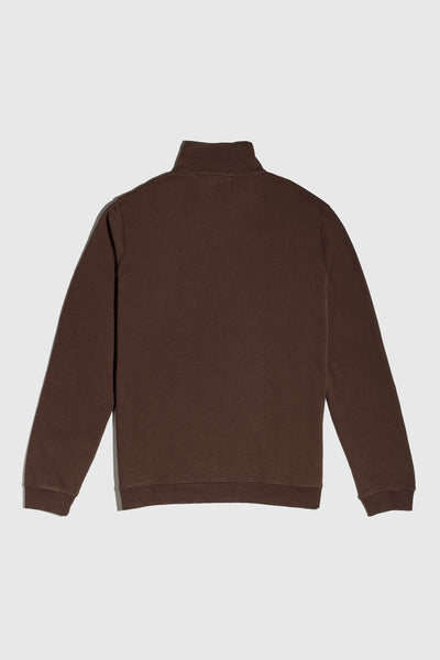THE ESPRESSO ZIPPER SWEAT
